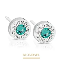 blomdahl-kolczyki-stale-pm-brilliance-halo-crystal-turquoise-6-mm