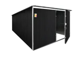 garaz-blaszany-3x7-grafit-garaz-na-wymiar-domek-narzedziowy-producent