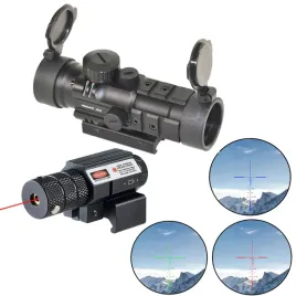 luneta-podswietlana-celownik-4x32-3x-ris-laser-taktyczny