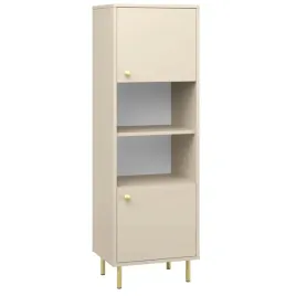 slupek-venus-szafka-regal-waski-do-salonu-kaszmir-zlote-nozki