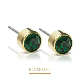 blomdahl-kolczyki-hipoalergiczne-bezel-emerald-5-mm