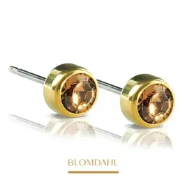 blomdahl-kolczyki-hipoalergiczne-bezel-bronze-5-mm