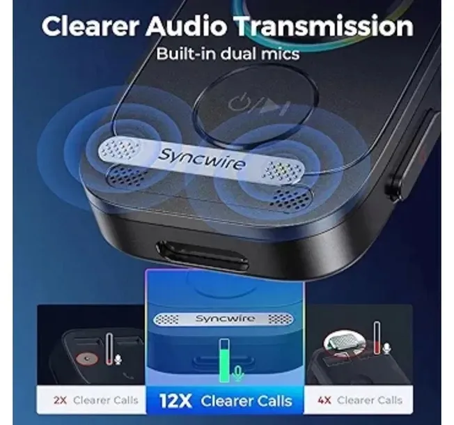 syncwire-adapter-samochodowy-bluetooth-5-4-duzy-mikrofon-aux-3-5mm-jack-model-syncwire1023933