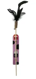 bubu-pets-or-drewniana-wedka-z-kloda-i-czarnym-piorem-38-58cm