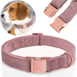 solidna-obroza-welurowa-dla-psa-regulowana-miekka-rose-gold-35-55cm-l-xl