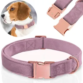 solidna-obroza-welurowa-dla-psa-regulowana-miekka-rose-gold-27-45cm-s-m