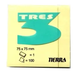 bloczek-karteczki-samoprzylepne-tres-kostka-75x75mm-100-kartek