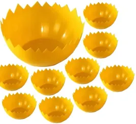 100-x-doniczka-skorupka-oslonka-zolta-12-cm-stroik-jajka-rzezucha-100-sztuk
