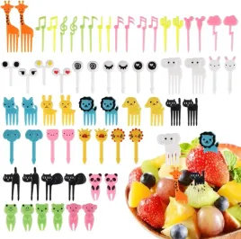 mini-widelec-do-owocow-warzyw-z-kreskowek-widelczyki-kolorowe-zestaw-64-szt