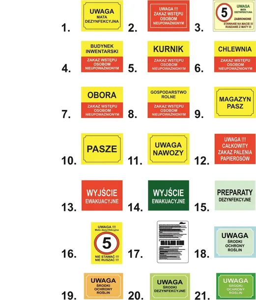 pasze-tablica-ostrzegawcza-kod-producenta-pasze