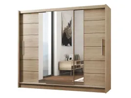 szafa-z-lustrem-przesuwna-250-cm-biala-dab-sonoma
