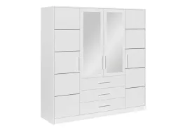 szafa-biala-garderoba-pojemna-lustro-szuflady-dab-weligton-sonoma-grafit