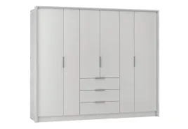 szafa-garderoba-255-pojemna-biala-grafit-szuflady