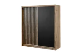 szafa-przesuwna-london-203-z-lamelami-dab-wotan-czarny