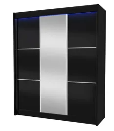 szafa-przesuwna-czarna-garderoba-lustro-lacobel