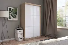 szafa-przesuwna-120-lustro-lacobel-dab-sonoma