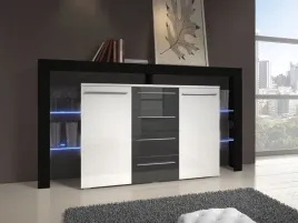 komoda-z-nadstawka-bialy-czarny-polysk-w-10-dni