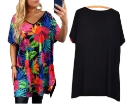 luzna-kobieca-tunika-bluzka-plus-size-v-dekolt-xl-xxl-rozne-wzory-mix