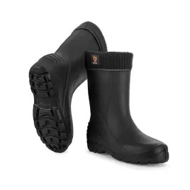 kalosze-eva-czarne-ocieplane-damskie-z-kolnierzem-laris-black