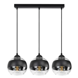 lampa-wiszaca-sufitowa-zyrandol-czarna-szklane-kule-black-belt-bz3-led-e27