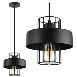 lampa-wiszaca-zyrandol-plafon-czarny-bialy-loft
