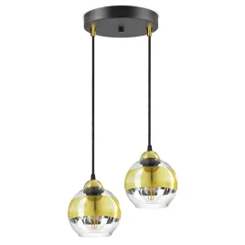 lampa-sufitowa-zyrandol-czarna-zlota-glass-ez2-led