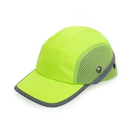 czapka-lekki-kask-helm-ochronny-bumpcap-zolty-ostrzegawczy-hv-z-siatka