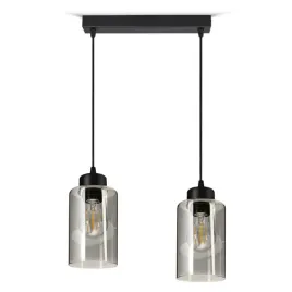 lampa-wiszaca-sufitowa-zyrandol-czarna-szklana-glass-tube-535-bz2-led-e27