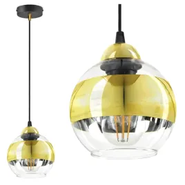 lampa-sufitowa-zyrandol-czarna-zlota-glass-ez1-led