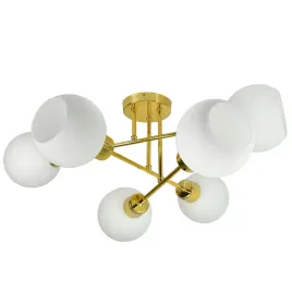 lampa-wiszaca-zyrandol-plafon-zloty-kule-bialy-mat
