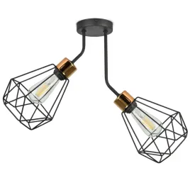 lampa-wiszaca-zyrandol-plafon-diament-miedz-led