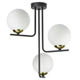 lampa-wiszaca-sufitowa-zyrandol-czarna-zlota-kule