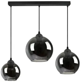 lampa-zyrandol-trzy-rozne-szklane-kule-grafit-e27