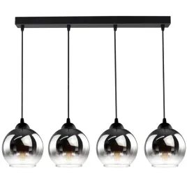 lampa-wiszaca-cztery-kule-grafitowe-transparentne