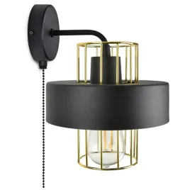 lampa-scienna-kinkiet-czarny-bialy-z-wlacznikiem