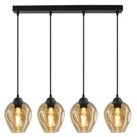 lampa-wiszaca-zyrandol-plafon-4-klosze-miod-led