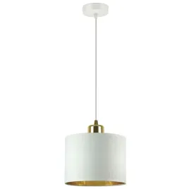 lampa-wiszaca-zyrandol-abazur-bialy-zloty-led