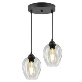 lampa-wiszaca-zyrandol-plafon-2-klosze-transparent