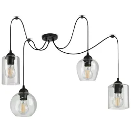 szklana-lampa-wiszaca-pajak-geometryczne-klosze