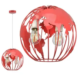 lampa-wiszaca-zyrandol-globus-na-dwie-zarowki