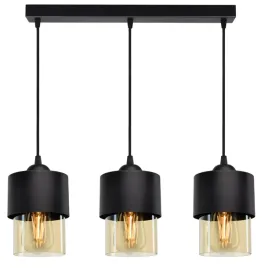 lampa-wiszaca-zyrandol-klosze-metal-szklo-miod-led