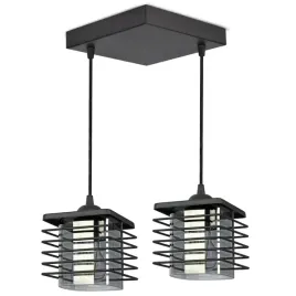 lampa-wiszaca-zyrandol-klosze-druciane-szklane-led