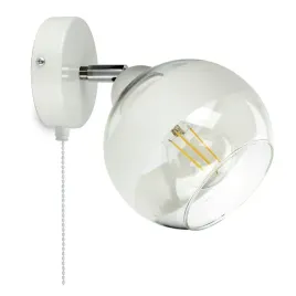 lampa-scienna-kinkiet-bialy-szklana-kula-white-belt-kgw1-led-e27