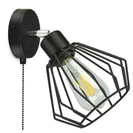 lampa-scienna-kinkiet-druciany-ruchomy-wlacznik