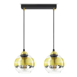 lampa-sufitowa-zyrandol-czarna-zlota-glass-bz2-led