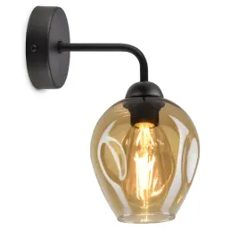 lampa-scienna-kinkiet-szklany-klosz-miod-led