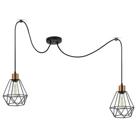 lampa-wiszaca-zyrandol-pajak-diament-miedz-led