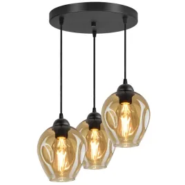 lampa-wiszaca-zyrandol-plafon-3-klosze-miod-led