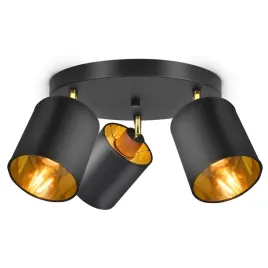 lampa-plafon-zyrandol-ruchome-abazury-czarny-zloty