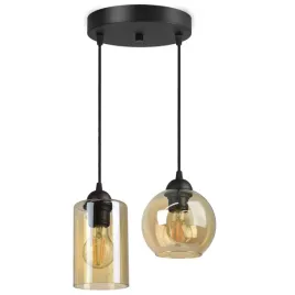 szklana-lampa-wiszaca-plafon-geometryczne-klosze